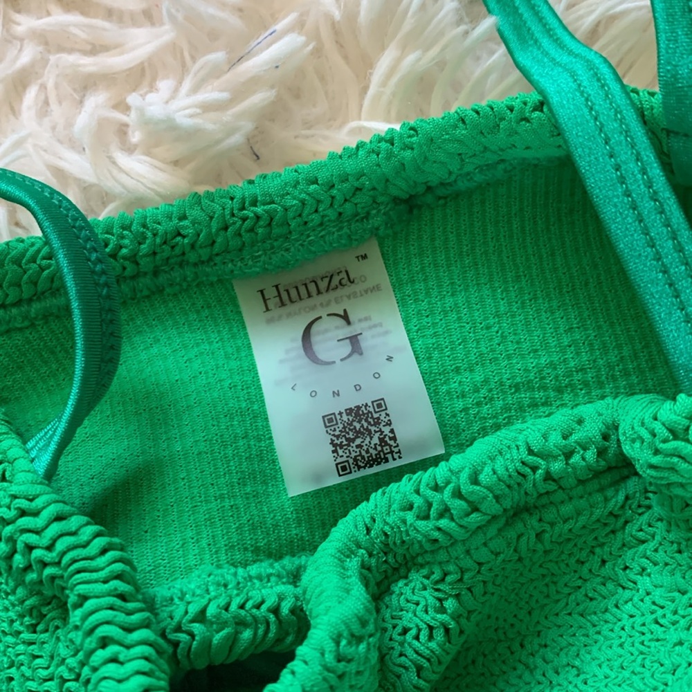 NWT Hunza G Gigi bikini in emerald green - Picture 7 of 8